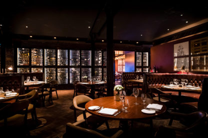 A perfect dinner setting at New Street Grill Restaurant near Liverpool Street from D&D London